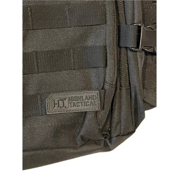 Highland Tactical Black Backpack XL - Picture 3 of 5